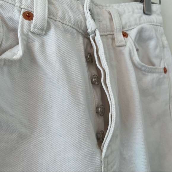 Zara white high-rise wide leg cropped jeans size US 2 never worn - Picture 5 of 7